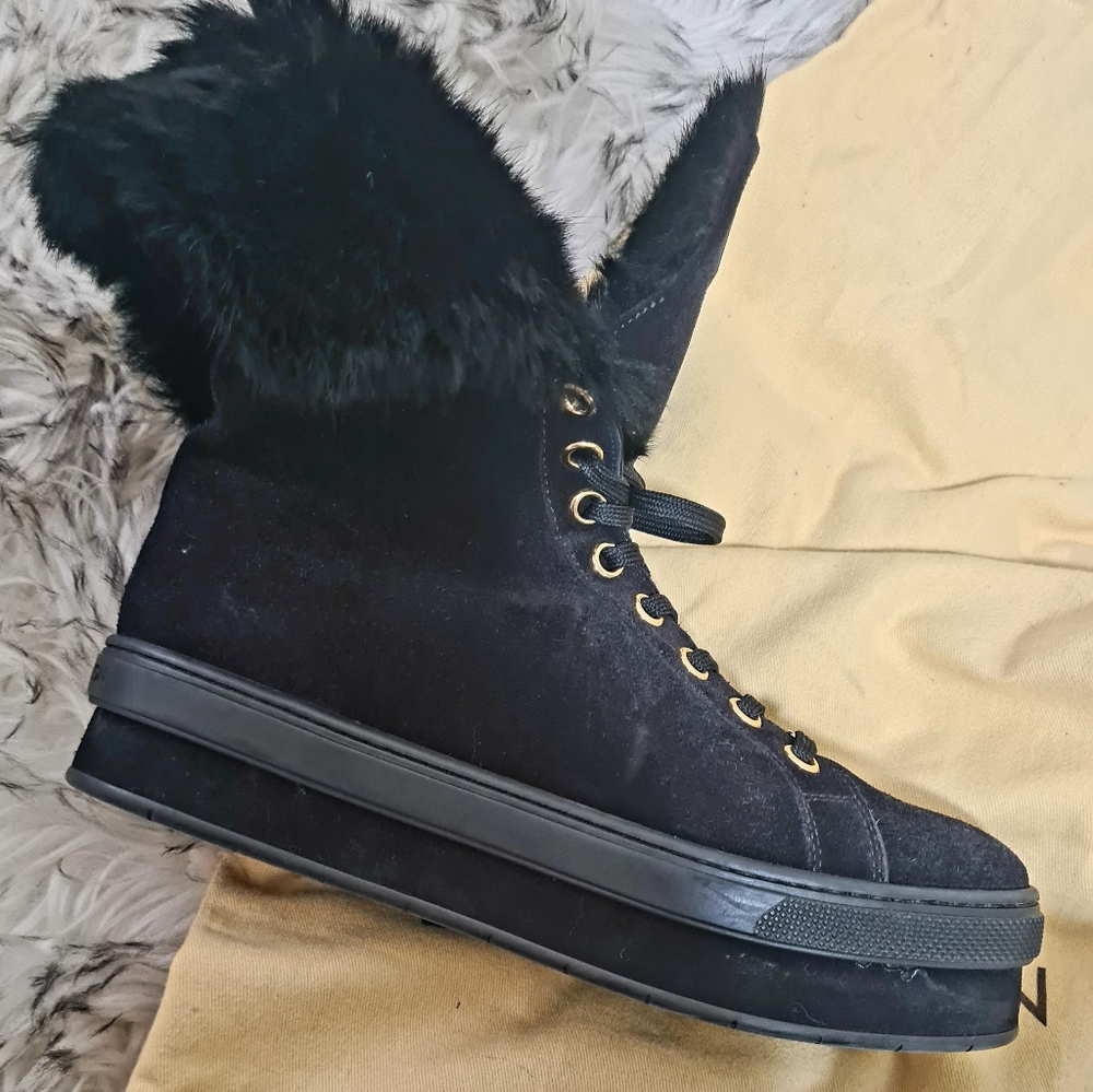Louis vuitton winter boots fur - Picture 3 of 7